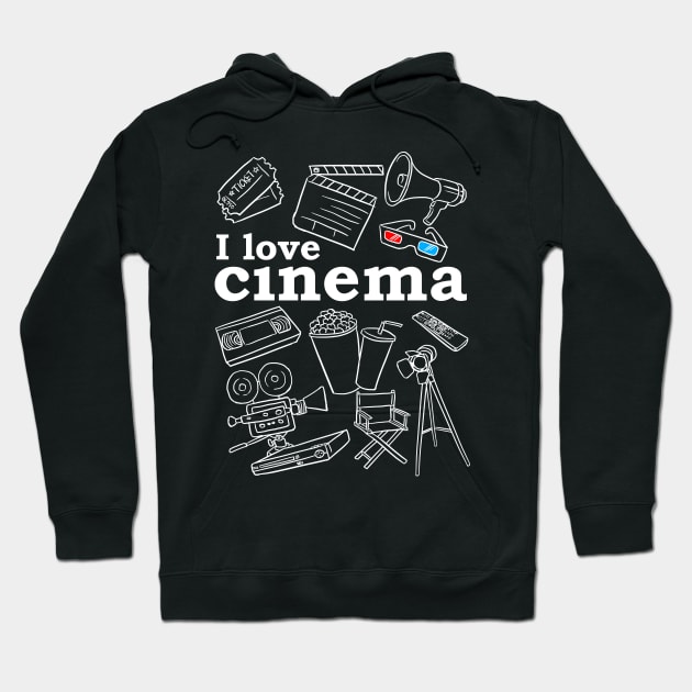 I love Cinema Hoodie by albertocubatas